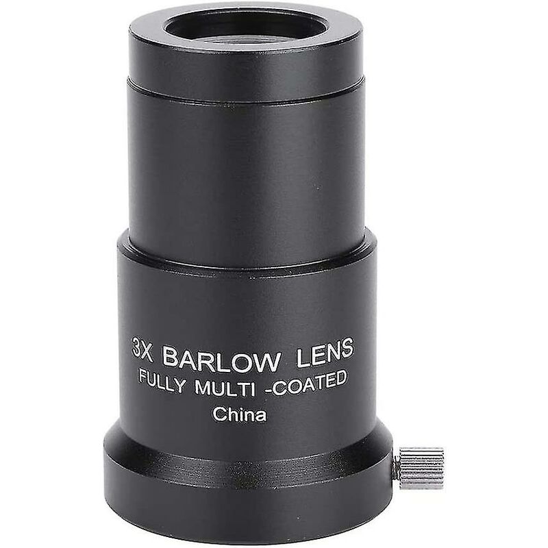 3x lentille de Barlow 1,25'oculaire de télescope d'astronomie lentille de Barlow lentille de grossissement lentille optique entièrement multicouche