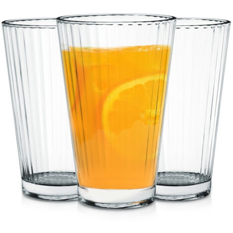 3x Bicchieri per Bevande: Acqua, Succo, Composta, Set di Bicchieri per Bevande