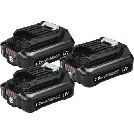 3X BL1021B 2,0Ah Akku für Makita 10.8V 12V Max CXT Elektrowerkzeuge Akku für Makita BL1015 BL1040 BL1016 BL1020B BL1041B BL1040 197396-9 632F63-0