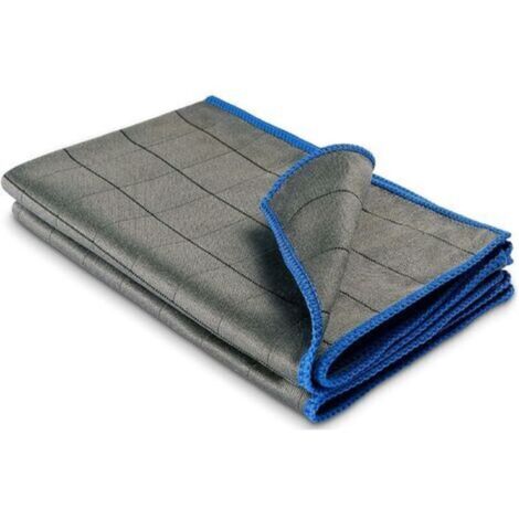 3X Chiffons Professionnels pour Verre en Microfibre de 400 g/m2 Nettoyage sans Traces des vitres, Verres - Extrêmement Absorbant, Chiffons de Polissage Non Pelucheux 50x40cm