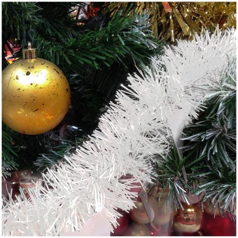 3X Christmas Garland - Fir Garland for Perfect Christmas Decoration - Christmas Decoration in White