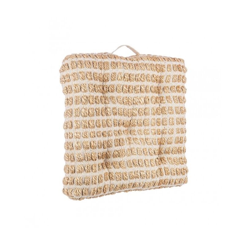 3x Coussin de sol 60x60 en fibres naturelles
