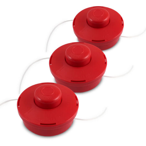 3x Doppelfadenkopf m10 für bituxx Benzin Freischneider Rasentrimmer Motorsense