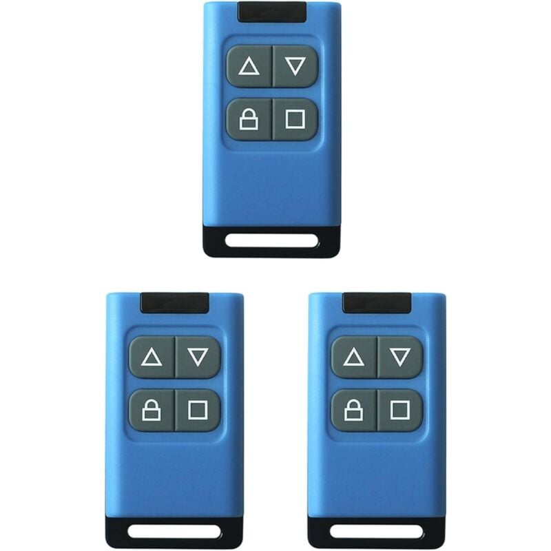 3X Duplicateur de Télécommande Multifréquence Universel 310-580MHZ Fréquence D'Identification Automatique Adaptée au Garage