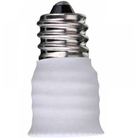 3x E12 vers E14 Adaptateur Adaptateur Ampoule LED Adaptateur Blanc Adaptateur