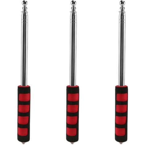 3X Extendable Handheld Flag Pole Tool Portable Telescopic 2M for Flags