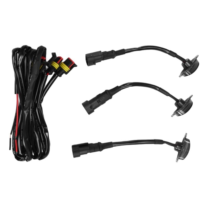 Image of Tlily - 3X GeräUcherte Linse led Front Gitter Lichter Lampen für