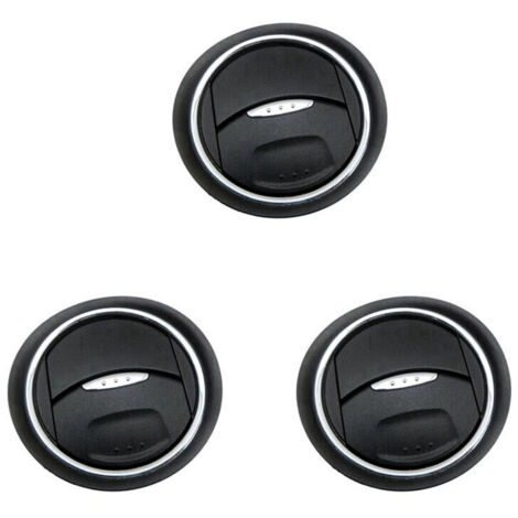3X grille sortie air ronde ventilation tableau bord pour Mondeo S-Max 6M21U018B09ADW