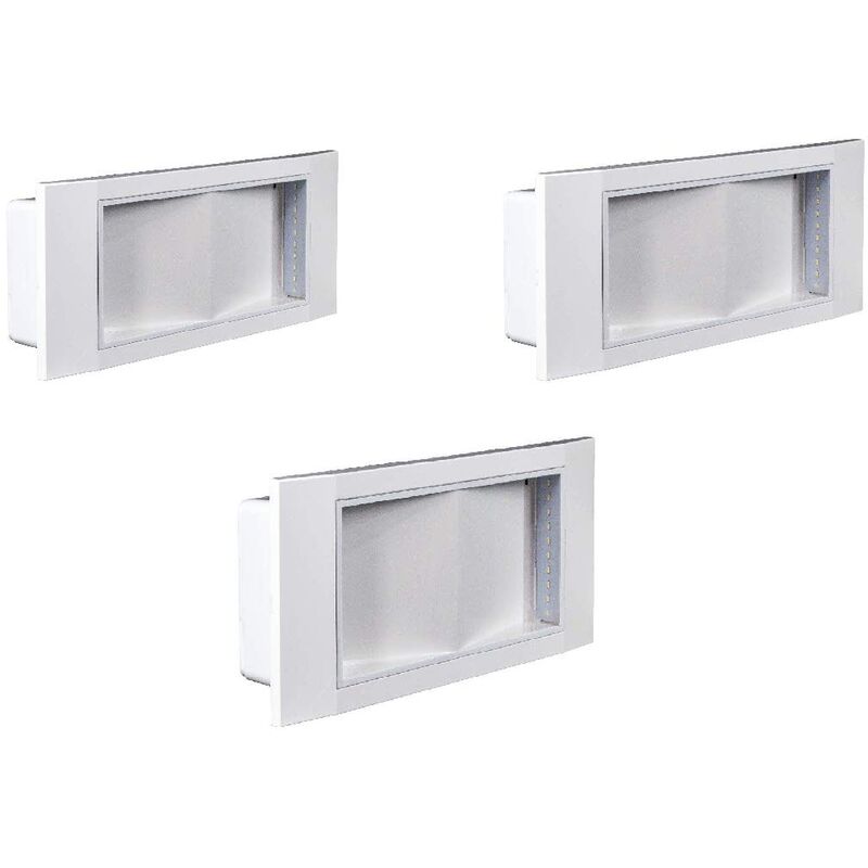 3x Lampada Emergenza 1499 11W Beghelli Stile in 8h...