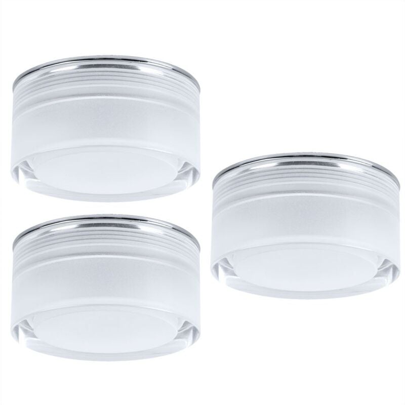 Image of Eglo - 3x luci da incasso a led design plafoniere chiare illuminazione corridoio 78702 cartone danneggiato