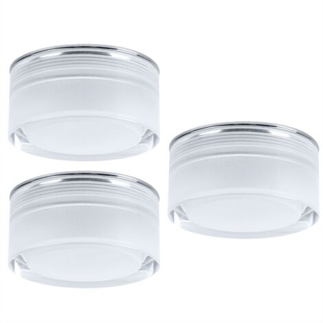 3x LED encastrables plafonniers design éclairage de couloir clair Eglo 78702 carton endommagé