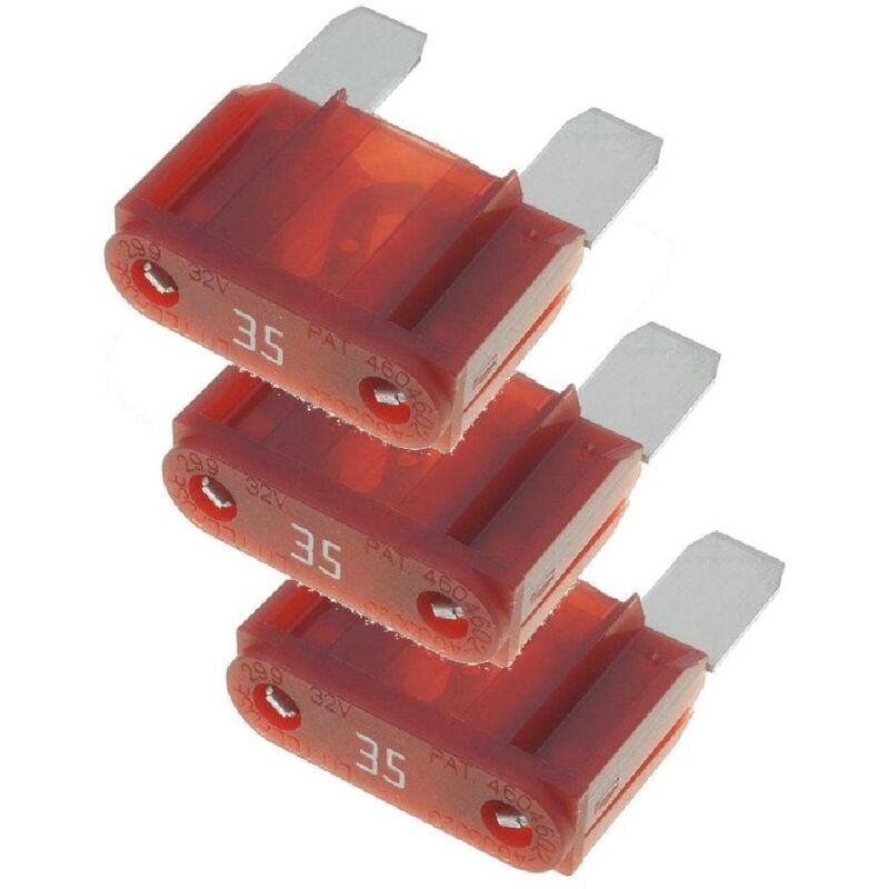 Adnauto - 3x Maxi Fusibles 35A 29mm Littlefuse