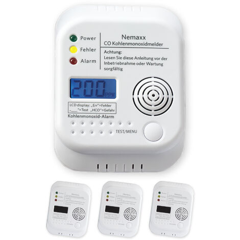 D/étecteur de monoxyde de carbone EN 50291 COM-150