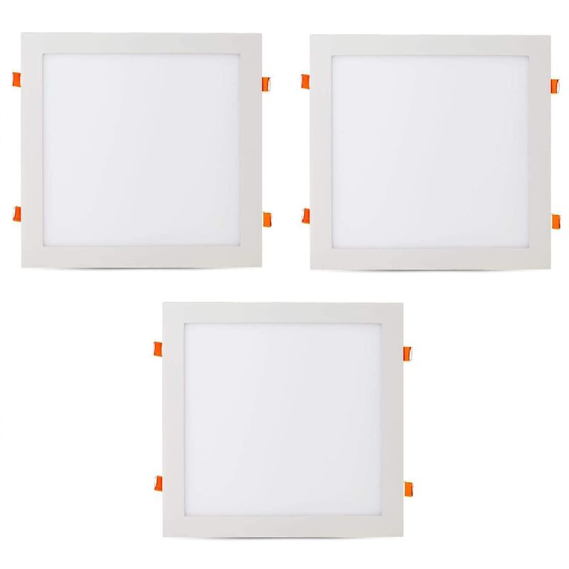 Pannello Led Incasso Quadrato 25W Luce Calda 3000K...
