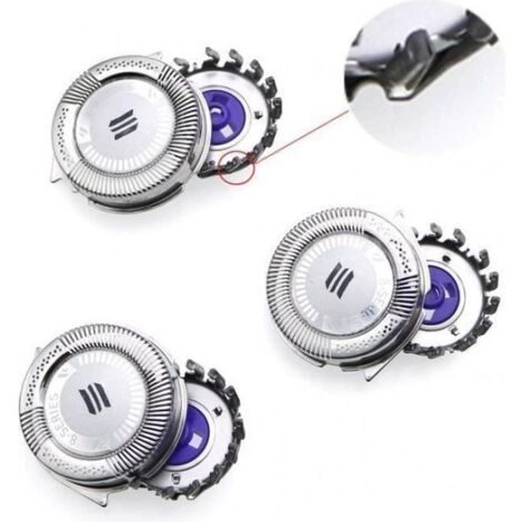 3x Remplacement Rasoir Tête Pour Philips Norelco Hq8 Pt860, Pt870 At890 Hq7760 Hq8875 Hq7320 Hq7890 Hq8445 Hq8825, Lame 19 F0B70F