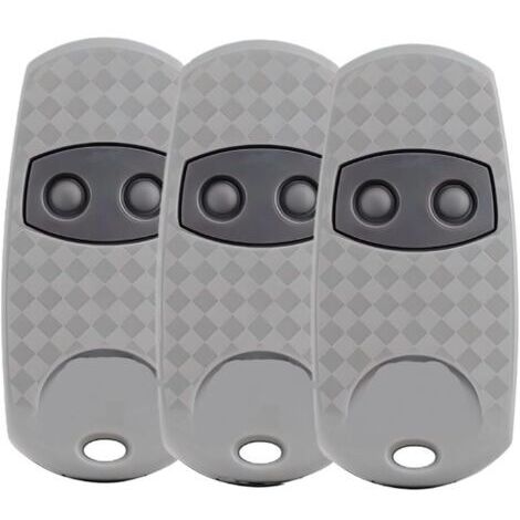 3x Télécommande Came TOP-432EE 433.92MHz télécommande portail et porte de garage compatible Top432NA/432/432EV/432A /432M/432S T432/CAME 432433.92MHz