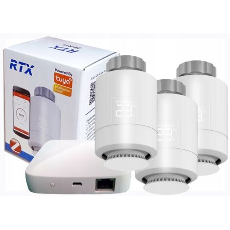 3x Thermostat RTX + Passerelle LAN ZigBee TUYA SET3