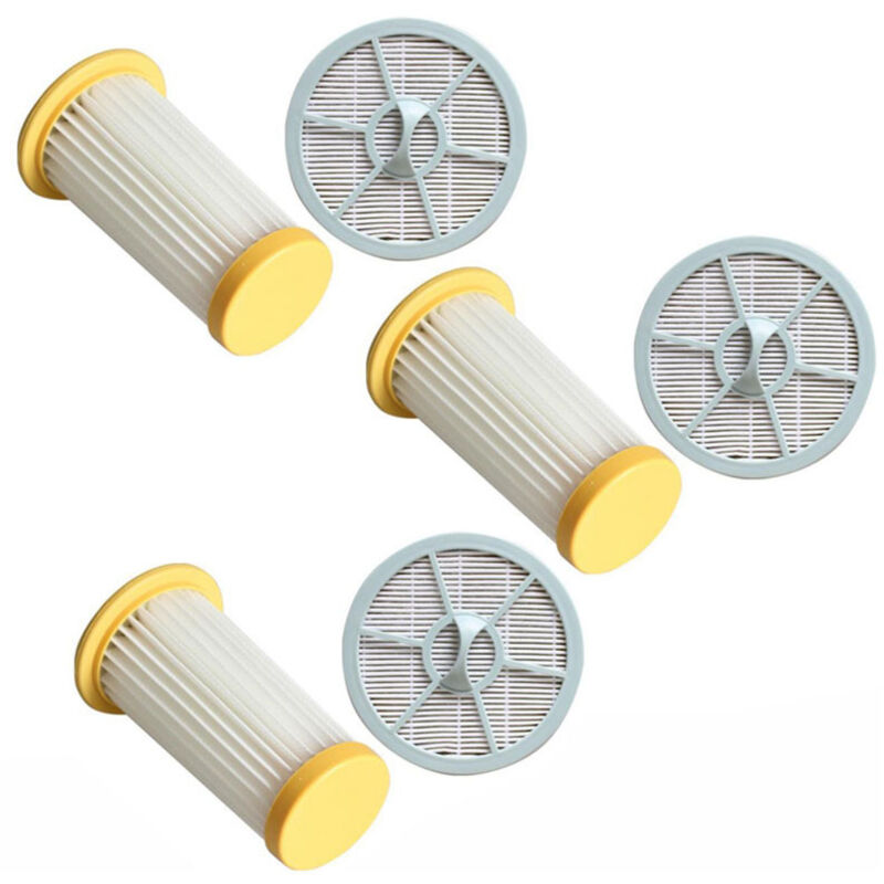Image of 3X Vakuum Staubsauger Teile HEPA Filter und Runder Luft Auslass für FC8260 FC8261 FC8262 FC8264
