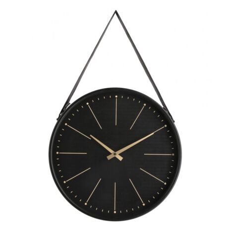 3x Wanduhr schwarz 40x66 cm