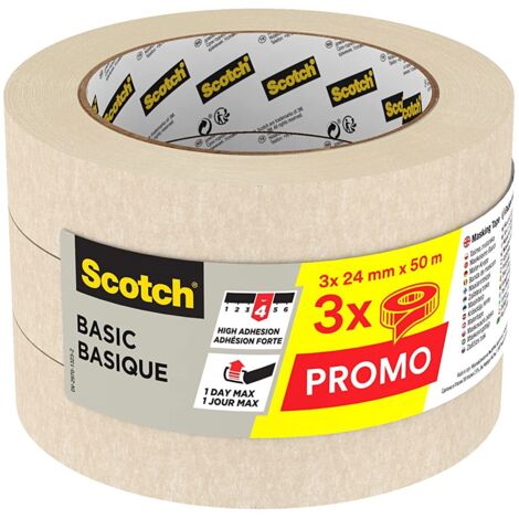 3X1 SCOTCH DE PROTECTION BASIC 24MMX50M, BEIGE 2010/24 7100333170