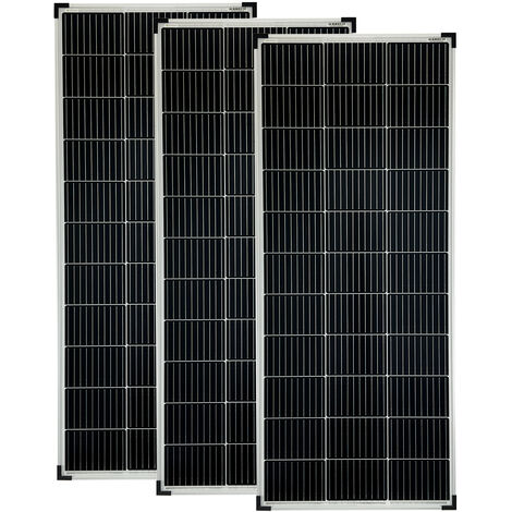 3x160 Watt Mono Solarmodule 10 Busbars 210mm Zellformat Solarpanele
