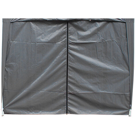 3x3M Anthracite Pop Up Gazebo Side Panel Wall with Zipper 1 Piece Only