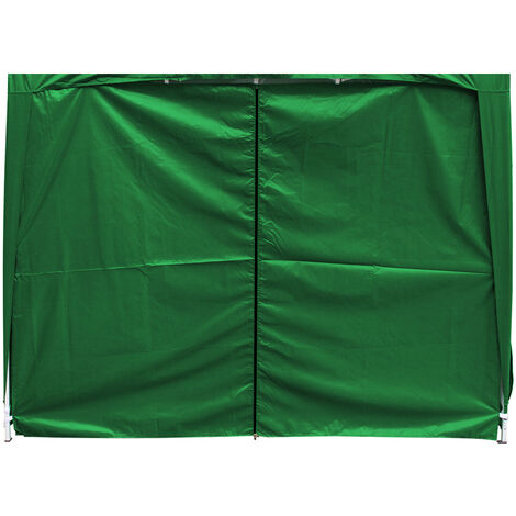 3x3M Green Pop Up Gazebo Side Panel Wall with Zipper 1 Piece Only