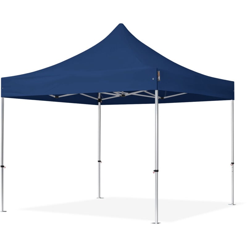 3x3m Pop Up Gazebo PROFESSIONAL Aluminium 40 mm, blue High Performance Polyester approx. 400g/m²