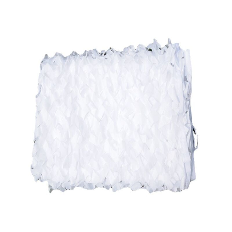 Csparkv - 3x4 m blanc Filet de Camouflage Blanc Voile d'ombrage rectangulaire design ombrière camouflage