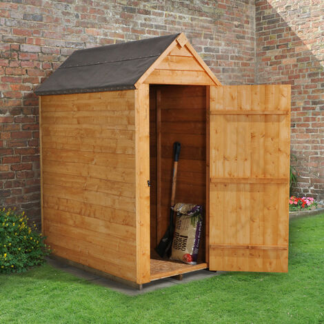 3'x5' Forest Overlap Apex Dip Treated Shed No Windows - Dip Treated