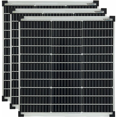 3x60 Watt Mono Solarmodule 10 Busbars 210mm Zellformat Solarpanel