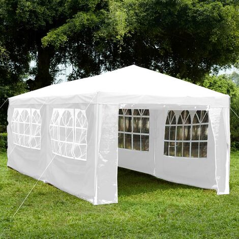 main image of "3x6m Gazebo With Sides Outdoor Garden Heavy Duty Party Tent"