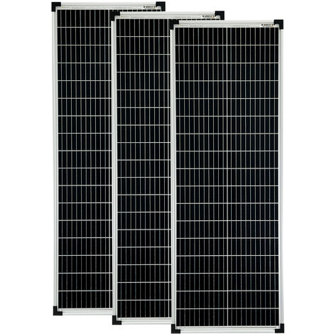 3x80 Watt Mono Solarmodule 10 Busbars 210mm Zellformat Solarpanele