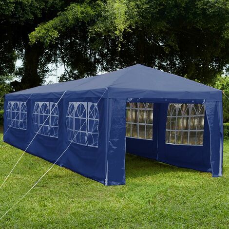 3x9m Gazebo With Sides Outdoor Garden Heavy Duty Party Tent