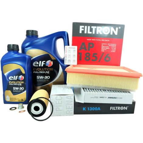 3xFilter + 5W-30 Renault Fluence Megane 3 1.6 dCi