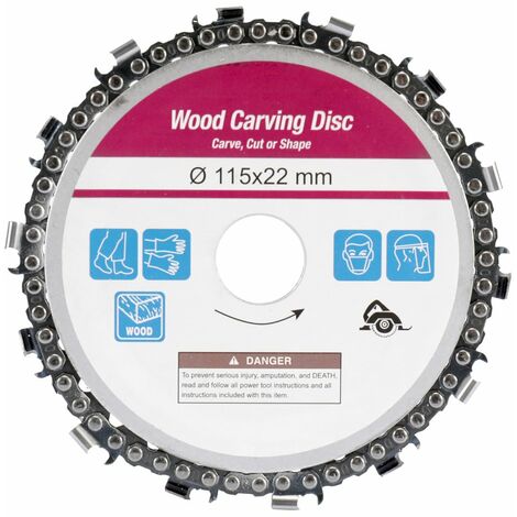 Angle grinder chainsaw disc