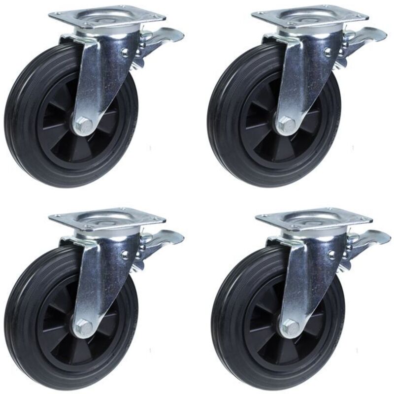 4 - 200mm Roulettes