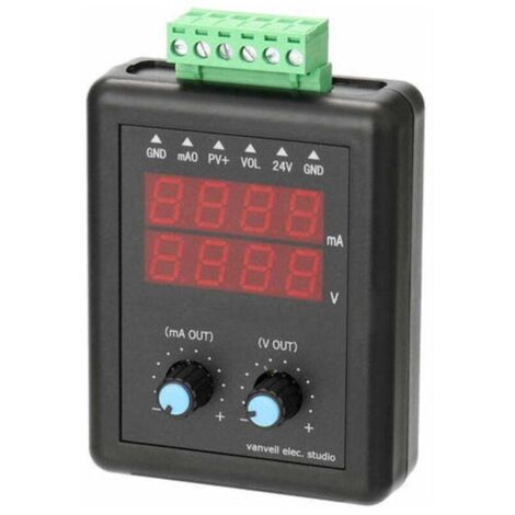 4-20mA 0-10V, 24V Signal Generator, Current and Voltage Transmitter, Constant Current and Signal Source, with Display