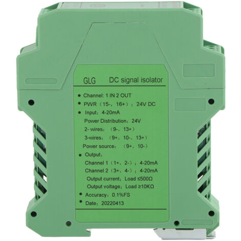 4-20mA-Isolator-Transmitter für SPS, 24V DC Industrie-Signalaufbereiter