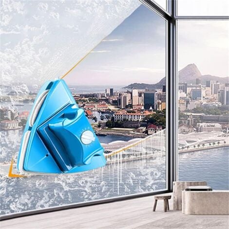 CSPARKV ( 4-28 mm)Nettoyant pour vitres Double Face Essuie-Glace Outil de Brosse de Nettoyage magnétique réglable pour épaisseur de Verre