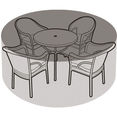 4-6 Seater Round Table & Chairs Cover - Premium - W1396