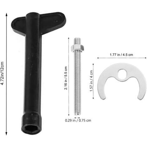 4 Accessoires De Fixation Robinet, Plaque Fer À Cheval, Écrou Acier Inoxydable, Pour Lavabo Cuisine Salle De Bain