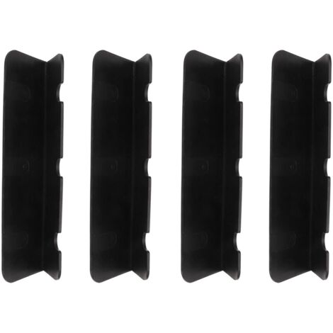 4 Accroches PVC pour Sièges Gonflables - Accessoires Bateau, Kayak, Canot, Raft - Noir