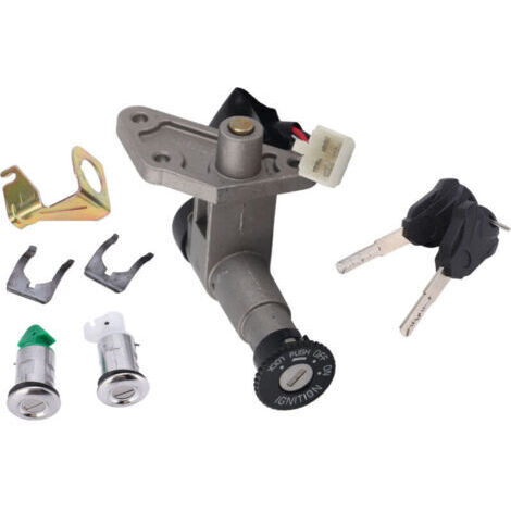 4-adriges Set di chiavi dell'interruttore di accensione in materiale di lega metallica, universalmente utilizzabile per scooter con motori GY6 e 150 cm³ 4 tempi