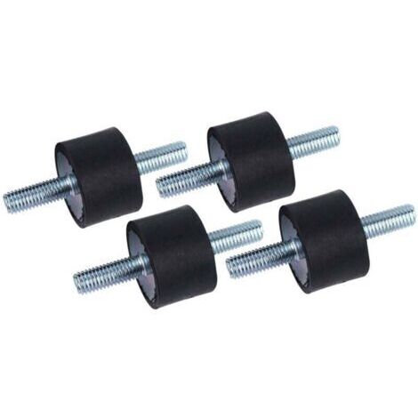 4 amortiguadores antivibración de goma M8 30 20 para bomba de compresor de aire
