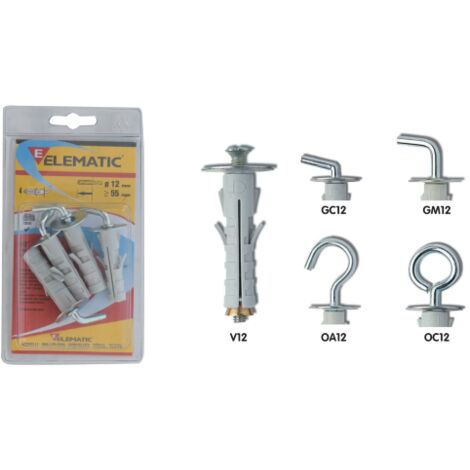 4 ancrages ENP / OA12 Ancre d&39ancrage fischer Elematic 12x45 millimA tre