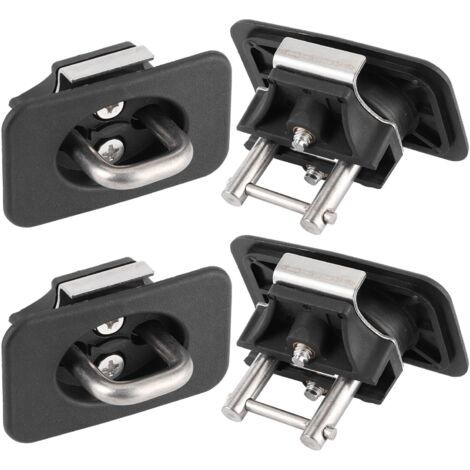 4 anneaux d'attelage ancrage pour Ford F-150 1998-2014, capacité de charge 1000 lbs, extensibles
