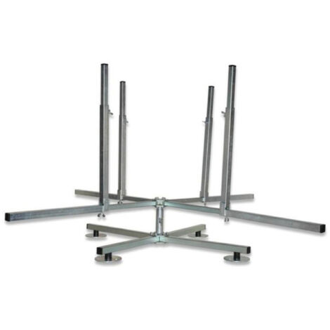 4-Arm Rohrhaspel / Abrollhaspel für PE-X und Verbundrohr
