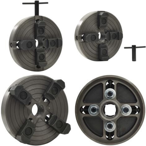 4-Backenfutter mit M33 Aufnahme Stahl 100 mm - Spannfutter - Drechselfutter - Home & Living
