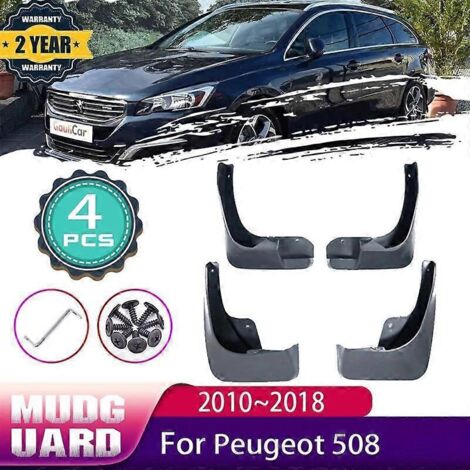 4 bavettes de protection pour Peugeot 508 SW (2010-2018) - Accessoires auto